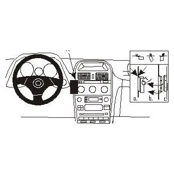 Brodit ProClip montážní konzole na palubní desku pro Lexus IS Series 01-05, 852715
