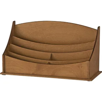 Boknäs - stojánek na dopisy Povrchová úprava: tmavě hnědá