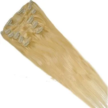 CLIP IN 7pásů BLOND #613, 75g, 50cm,100% lidské vlasy
