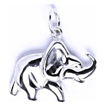 Přívěsek Stříbrný přívěšek, slon, P 742