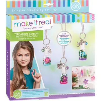 kreativní sada Make It Real Náhrdelník s lahvičkou na vzpomínky