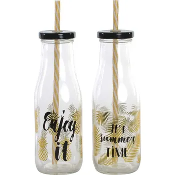 Sklenice Sklenice s víčkem a brčkem 6.5x19/2dr.