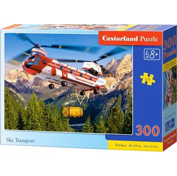 Puzzle Castorland Nákladní vrtulník 300 dílků