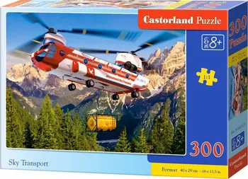 Puzzle Castorland Nákladní vrtulník 300 dílků