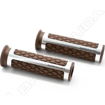 Gripy Barracuda CLASSIC - hnědá / stříbrná