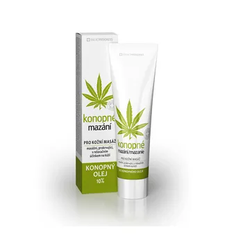 Tělový krém MedicProgress Konopné mazání s 10% konopného oleje 100 ml