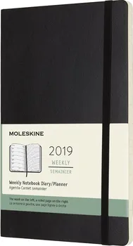 Diář Moleskine plánovací zápisník měkký L 2019