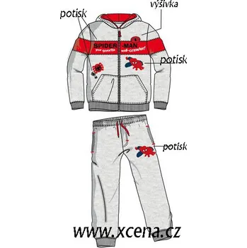 Výrobce Spiderman souprava světle šedá Velikost: 2 roky
