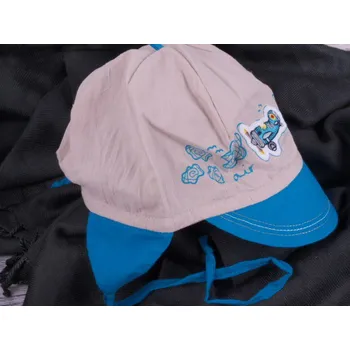 Kšiltovka Čepice kšiltovka RDX 7422 vázací lehká letní šedá / tyrkys velikost čepic: 46cm