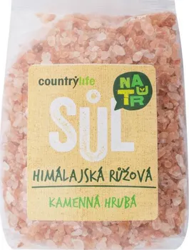 Kuchyňská sůl Country Life Sůl himalájská růžová hrubá 500 g