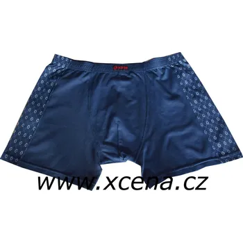 Trenýrky xcena Boxerky pánské s delší nohavičkou modré Velikost: L/50-52