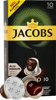 kávové kapsle Jacobs Espresso Intenso 10