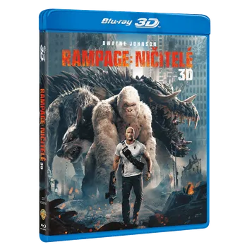 Blu-ray film Blu-ray Rampage: Ničitelé 2D+3D (2018) 2 disky