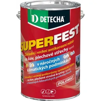barva na kov Detecha Superfest červenohnědý 5 kg