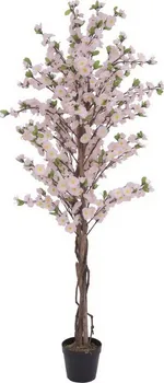 Umělá květina EuroPalms Třešeň se 4 kmeny růžová 150 cm