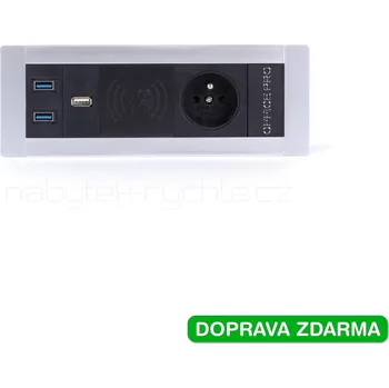 Elektrická zásuvka Vault PTCZ 017 Zásuvkový panel pevný