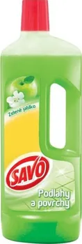 Čistič podlahy Savo na podlahy a povrchy zelené jablko 750 ml