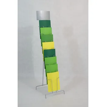 Drátěné-stojany.cz Stojan Theodor 8 A4 Th R - stříbrná