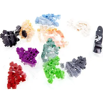 Sada jednoduchých kostiček pro kryt na skládání kostiček - 11 x 20 kusů