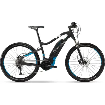 Elektrokolo Haibike Sduro Hardseven 5.0 černé/modré/matně bílé 2018 XS