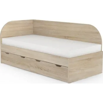 Postel Postel REA Gary 90x200cm - dub bardolino - pravý roh