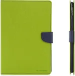 Pouzdro MERCURY Fancy Diary pro Apple iPad Pro 9,7 - stojánek a prostor na doklady - zelené / modré