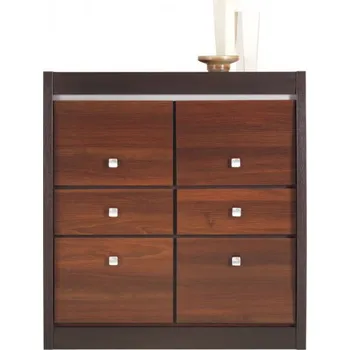Komoda Komoda Forrest 6 - ořech tmavý/dub milano