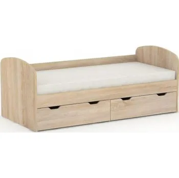 Postel Dětská postel REA Golem se 2 šuplíky – dub bardolino