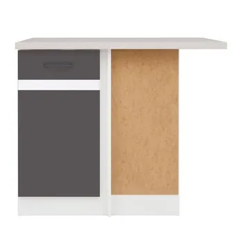 Kuchyňská skříňka BRW Junona Line DNW/100/82P bílá/šedý wolfram