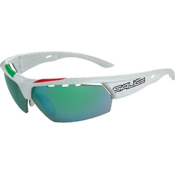 Sluneční brýle Brýle Salice 005 ITA White/RW green/transparent