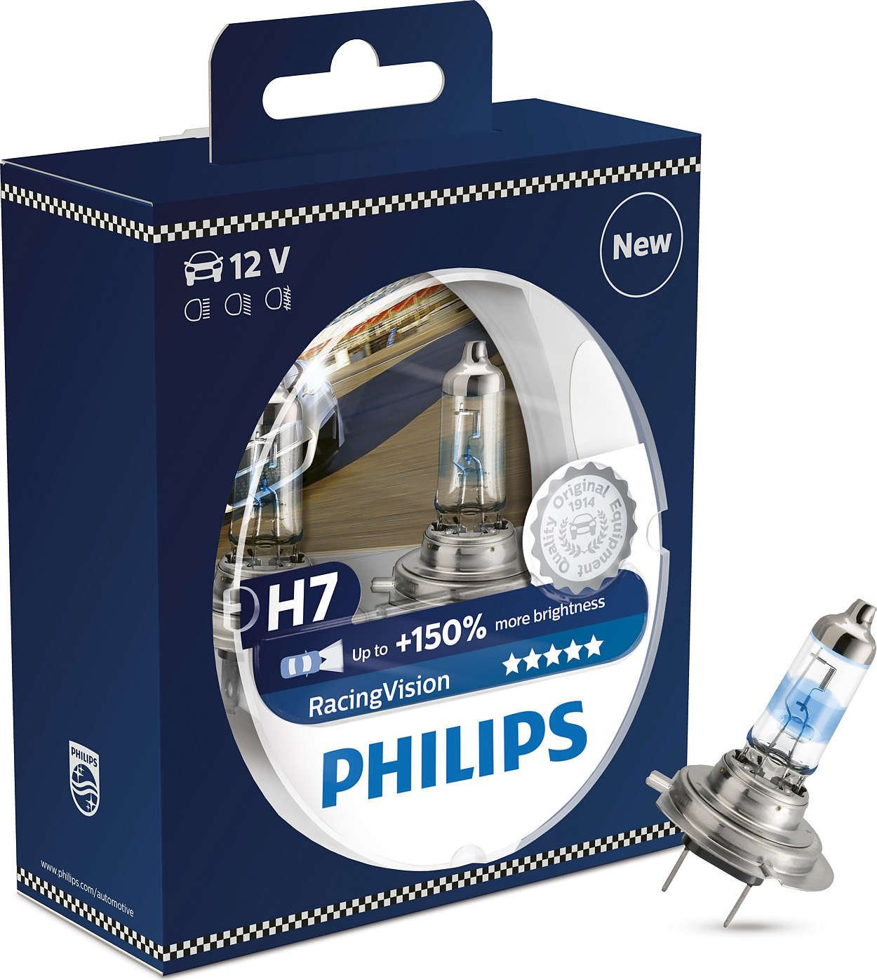 Philips RacingVision H7 12V 55W 12972RVS2 od 604 Kč 