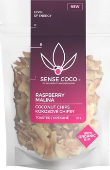 Sušené ovoce Sense Coco Kokosové chipsy BIO malina 40 g