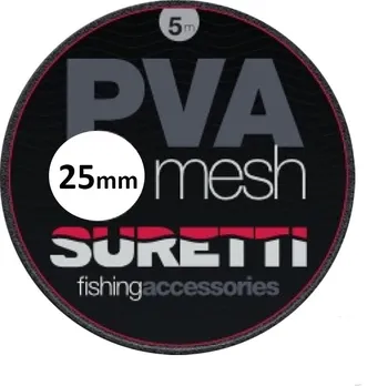 PVA Suretti PVA punčocha na špulce 25 mm/5 m