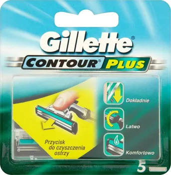 Gillette Contour Plus náhradní hlavice 5 ks