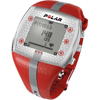 Sporttester Polar FT 7 Wearlink červený/stříbrný