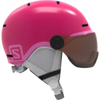 Chránič hlavy Salomon Grom Visor Glossy Pink 2018/19