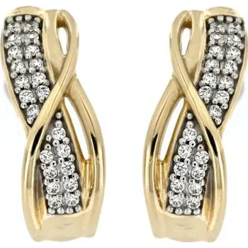 Náušnice Zlatnictví U Kostela Dámské zlaté náušnice půlkroužky GE0778 302079111