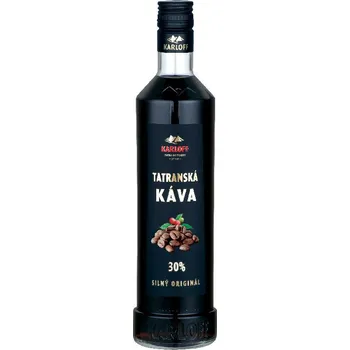 Káva Karloff Tatranská káva 30% 0,7 l (holá láhev)