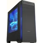EVOLVEO T3, černý (black), skříň, miditower, ATX, micro ATX, bez zdroje, 1x5,25", 2x3,5", 3x2,5", 3xfan, 2xUSB 2.0, 1xUSB 3.0, průhledná bočnic