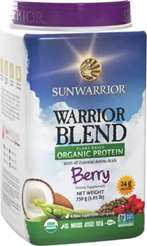 Proteinový nápoj Sunwarrior Protein Blend lesní plody Bio 750 g