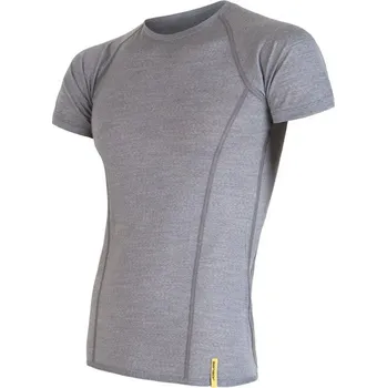 Sensor Merino Active krátký rukáv šedé