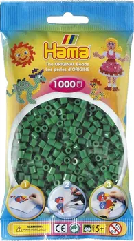 Dětské navlékací korálky Hama H207-10 Midi zelené 1000 ks