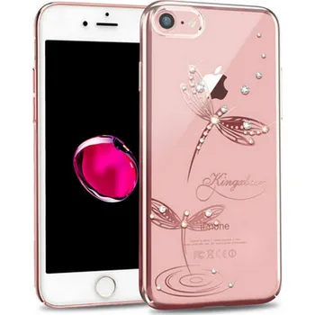 Pouzdro na mobilní telefon Swarovski Crystal Pouzdro Dragonfly pro iPhone 6/6S/7 Rose Gold