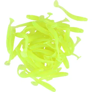 Umělá nástraha Gumová nástraha Worm Chartreuse, 5cm