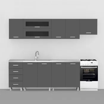 Kuchyňská linka Kuchyňská linka Rea Alfa - Moderní kuchyňská linka