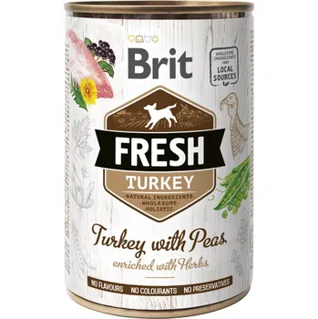 Krmivo pro psa Brit Dog Fresh Turkey with Peas 400 g