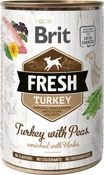 Krmivo pro psa Brit Dog Fresh Turkey with Peas 400 g