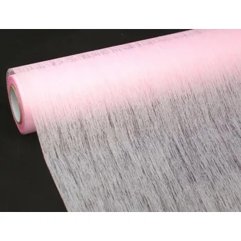 Svatební dekorace Vlizelín plissé 50 cm / 9 m - sv.růžový