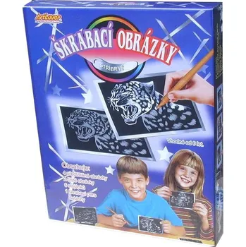 omalovánky Artlover Škrabací obrázky - Stříbrné 6ks
