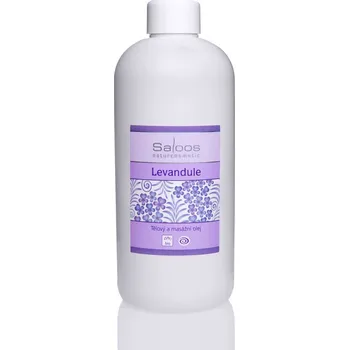Masážní přípravek Saloos tělový a masážní olej Levandule 500 ml